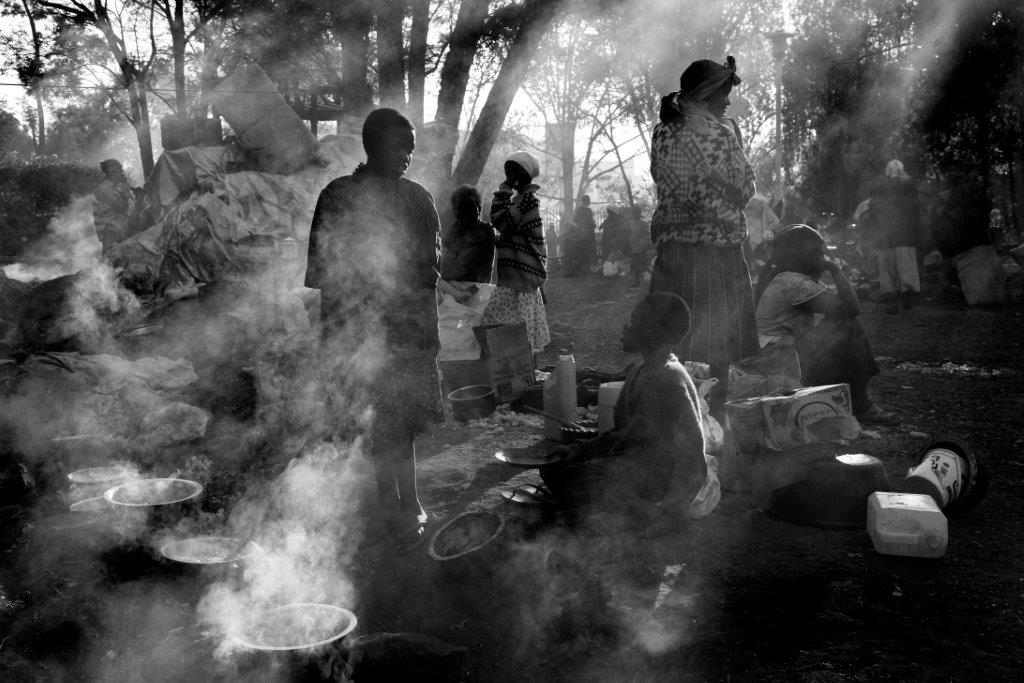 Afermatch of election in 2008  Burned Forest(Photo Petterik Wiggers)