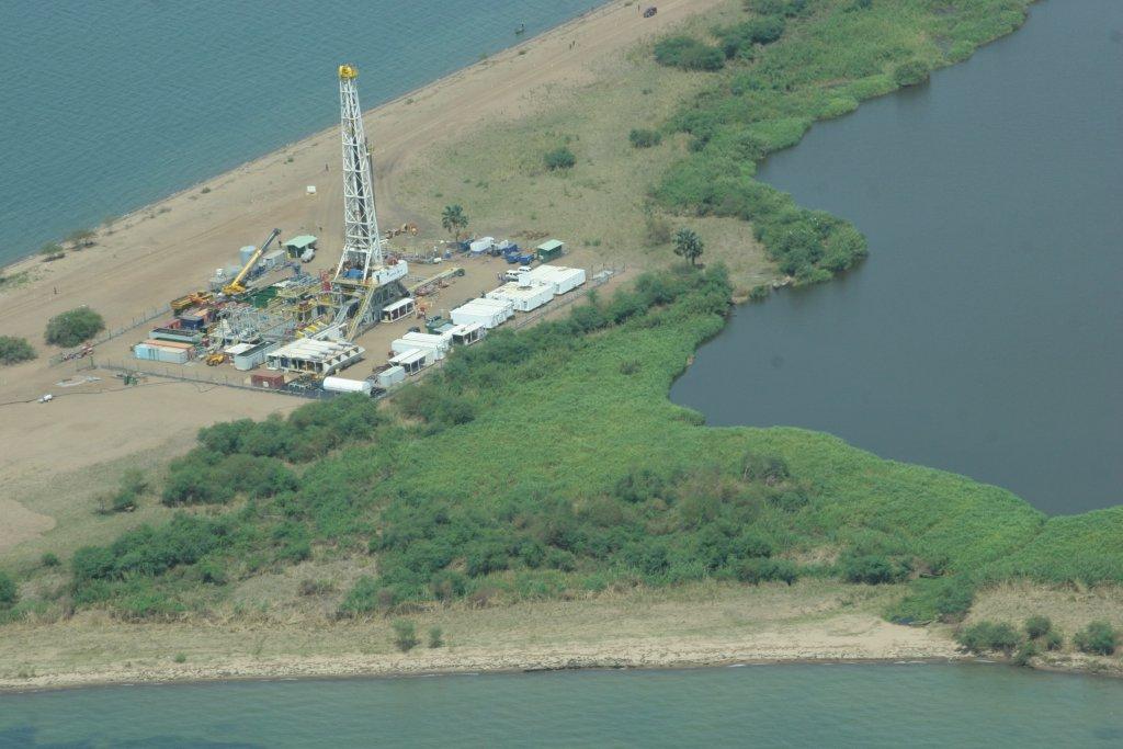 Oil exploration near Lake Albert in Uganda. Photo Arne Doornebal