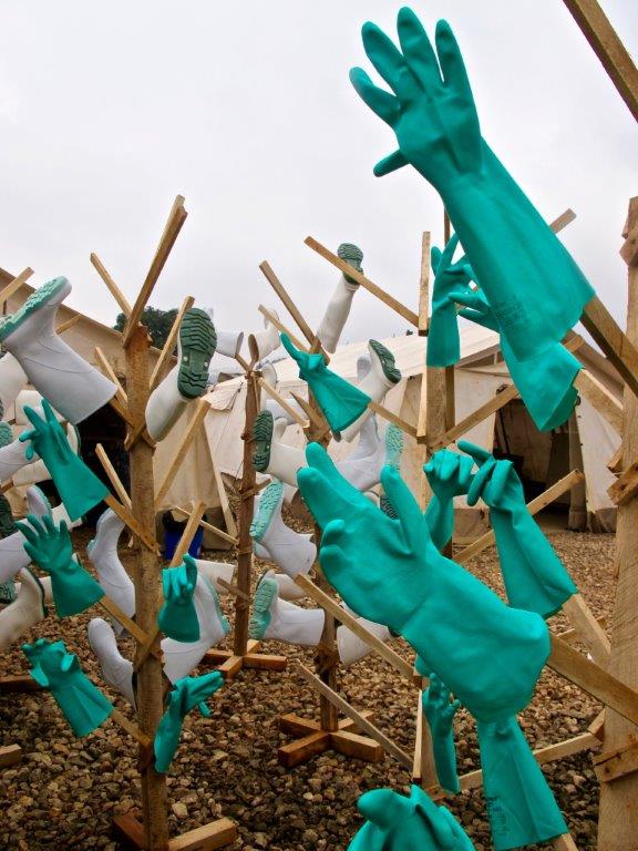 Ebola transit centre in Beni(photo Johannes Dieterich)