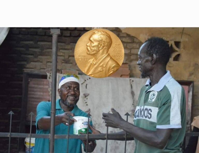 Maybe the Nobel prize for peace should have gone to the soup kitchens in Sudan