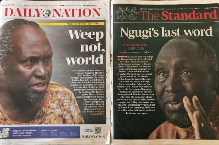 Ngũgĩ wa Thiong’o: one of Africa’s greatest writers has gone