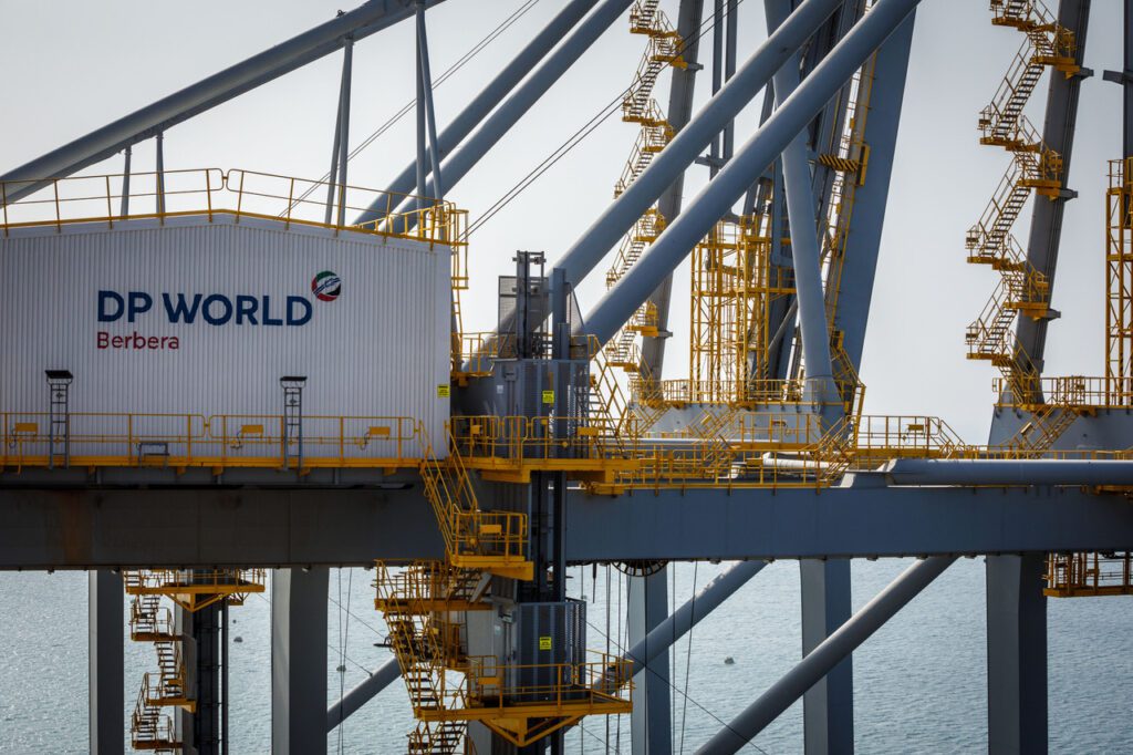 Harbour of Berbera, run by DP World of the UAE